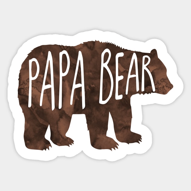 Papa Bear Sticker by Shana Russell